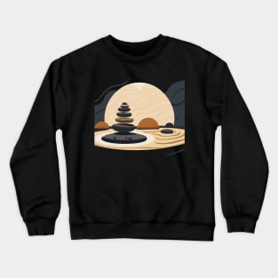 Oriental zen garden Crewneck Sweatshirt